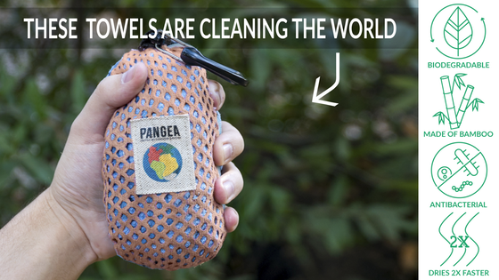PANGEA Bamboo Travel Towel