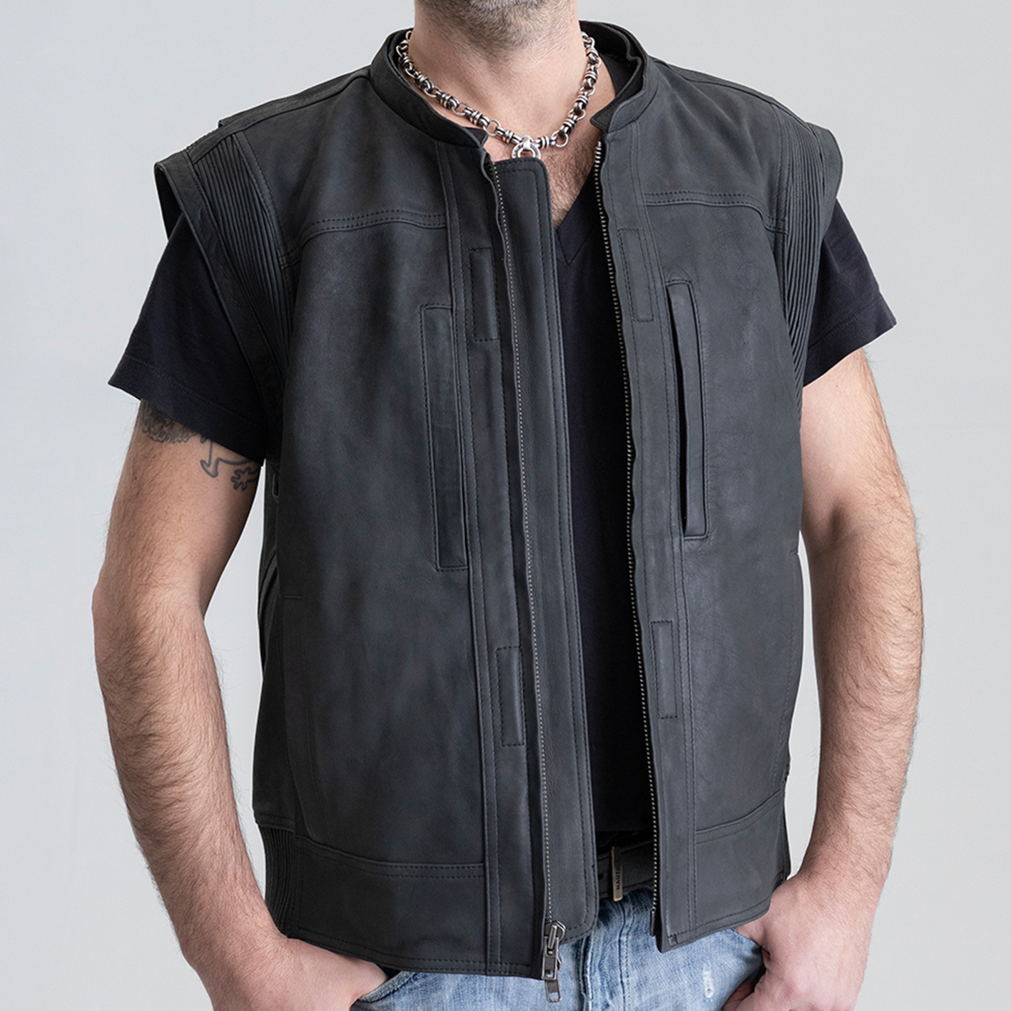 CLAMP LOFTMAN別注 Cruiser Leather Vest ベスト 【公式通販】