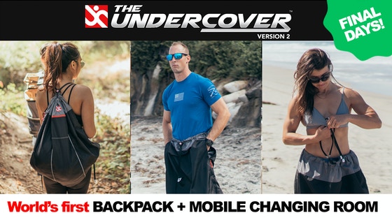 The Undercover V2 - World's First Changing-Room Backpack!
