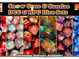 Snow Cone & Sundae DCC & RPG Dice Sets