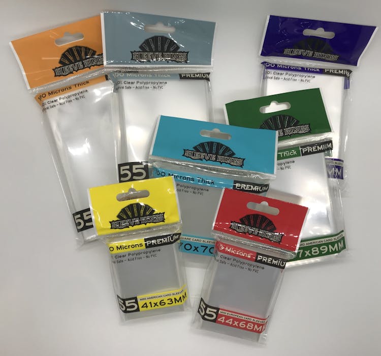 Sleeve Kings Premium Card Sleeves, 55 per pack in 7 sizes! Crowd Ox