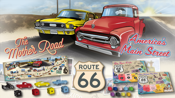 Route 66 The Mother Road, Sid Sackson; America's Main Street